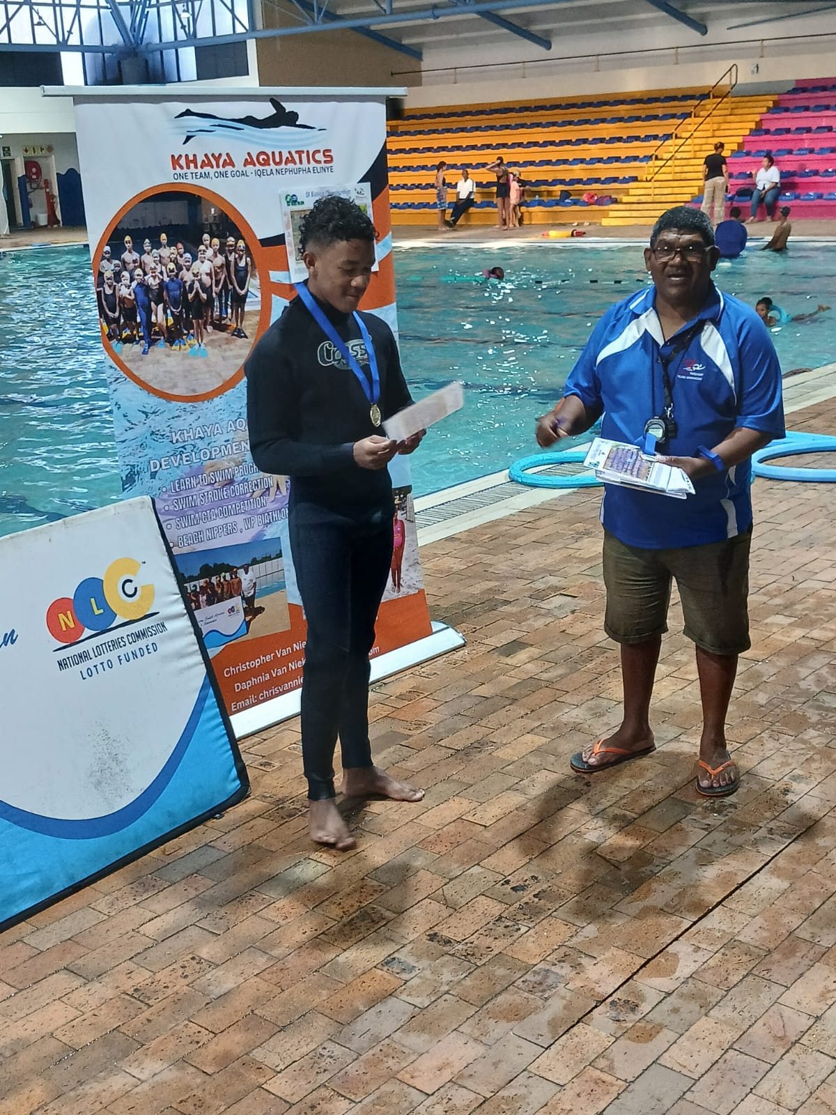 Medal handover
